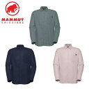 【5日限定抽選でPバック】25春夏 マムート MAMMUT メンズ アルブラ サマーロングスリーブシャツ メン 1015-01570 長袖 カジュアルシャツ