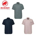 【5日限定抽選でPバック】25春夏 マムート MAMMUT メンズ アルブラ サマー シャツ 1015-01580 半袖 カジュアルシャツ