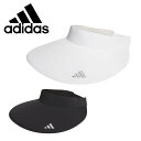 【5日限定抽選でPバック】25春夏 アディダスゴルフ adidas golf レディース ワイドブリムバイザー KUH36 紫外線対策 幅広つば ラウンド ウォ...