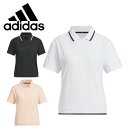 25春夏 アディダスゴルフ adidas golf レディース ビヨンド ザ コース ジャガードBOS ロゴ ボックスシルエット 半袖ポロ KTN34 吸汗速乾...