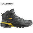 【マラソン期間中エントリーでP5倍】25春夏 サロモン SALOMON メンズ X ULTRA 360 MID GORE-TEX L47742600 防水性 クッション性 登山 ハイキングシューズ 靴