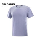 25春夏 サロモン SALOMON メンズ OUTLINE SS TEE LC2475600 通気性 速乾性 トレイルランニング ハイキング バックパック旅行 ...