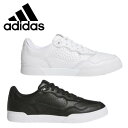 アディダス ゴルフ adidas GOLF メンズ レトロクロス 25 NLK88 クッション性 防水 レザーアッパー スパイクレス ゴルフシューズ