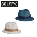 25春夏 プーマゴルフ PUMA GOLF メンズ ゴルフ FOG リゾート AOP ラッセル ハット 026693 帽子 総柄 フリーサイズ ギフト プレゼン...