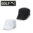 【5日限定抽選でPバック+マラソン期間中エントリーでP5倍】25春夏 プーマゴルフ PUMA GOLF メンズ ゴルフ ハーフメッシュ ミリタリーキャップ 02...
