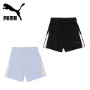 【6/30までエントリーでP5倍】25春夏 プーマ PUMA レディース トレーニング トレイン エッジ ニット ショーツ 527018 ショートパンツ スタジオ フィットネス ピラティス リラックスフィット ストレッチ 吸水速乾
