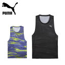 25春夏 プーマ PUMA メンズ ランニング ラン ヴェロシティ AOP タンク 527291 カットソー フィットネス クルーネック スリムフィット ストレ...