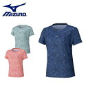 【10日限定抽選でPバック+マラソン期間中エントリーでP5倍】25春夏 ミズノ MIZUNO レディース 【汗処理/通気】ドライエアロフローTシャツ 32mac...
