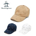 【20日限定抽選でPバック+マラソン期間中エントリーでP5倍】25春夏 マンシングウェア Munsingwear メンズ コカゲル 飛び柄刺しゅうキャップ MG5SCP08M 帽子 UVカット UPF50+ 総柄 ギフト プレゼント