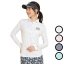 25春夏 Callaway キャロウェイ ゴルフ レディース ストライプ長袖シャツ (WOMENS) C25133200 ポロシャツ 吸汗速乾性