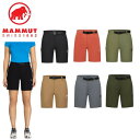 25春夏 マムート MAMMUT レディース Trekkers 3.0 Shorts AF Women 1023-00483 ハーフパンツ ショートパンツ アウ...