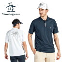 【マラソン期間中エントリーでP5倍】25春夏 マンシングウェア Munsingwear メンズ サンスクリーンストレッチ天竺半袖ポロシャツ MG5SHS39M トップス ストレッチ UVカット UPF15 クーリング 遮熱 吸汗速乾