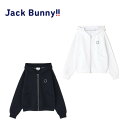 【8/31までエントリーでP5倍】25春夏 ジャックバニー Jack Bunny!! by PEARLY GATES レディース ダンボール天竺フルジップフーディ 5162124 トップス パーカー 吸水速乾性 伸縮性 ストレッチ