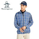 【6/30までエントリーでP5倍】お薦め品 マンシングウェア Munsingwear メンズ 360°ストレッチチェック柄ジャケット MG5SJK22M ゴルフ ジャケット 撥水 ストレッチ
