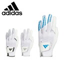 25春夏 adidas GOLF アディダス ゴルフ メンズ クール ハイグリップ 25 グローブ 左手用 KVH41 手袋 合皮 フィット感 面ファスナー プ...