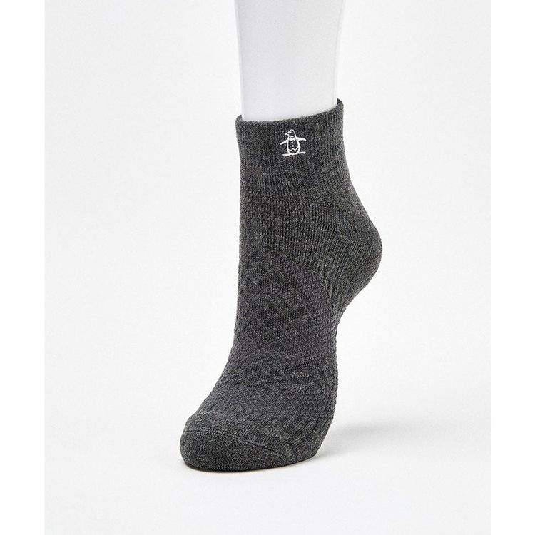 【全品ポイントUP中】 マンシングウェア Munsingwear メンズ ショート丈 L型ソックス MG5SSO03M 靴下 抗菌防臭 足底パイル アーチアップサポート L字型 ヒールホールド 日本製 ギフト プレゼント