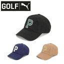 【10日限定抽選でPバック+9/30までエントリーでP5倍】25秋冬 プーマゴルフ PUMA GOLF メンズ ゴルフ コーデュロイ カレッジPキャップ 027...
