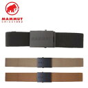 【15日限定抽選でPバック】25春夏 MAMMUT マムート メンズ レディース (ユニセックス) Mammut Logo Belt 1192-00141 ベルト アウトドア キャンプ 登山