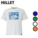 25春夏 ミレー MILLET メンズ ランス ショートスリーブ Tシャツ 速乾性 UPF20~40 MIV03189