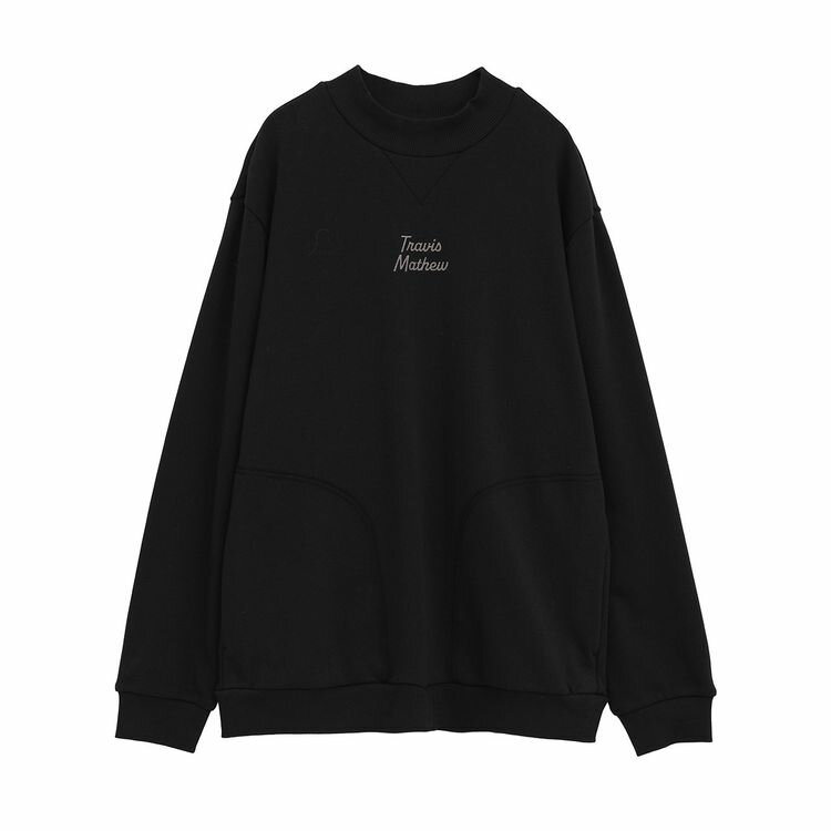 【全品ポイントUP中】 25秋冬 トラヴィスマシュー TravisMathew トラビスマシュー ゴルフ メンズ T/C裏毛 スウェット モックネック(MENS) 7AM026 トレーナー