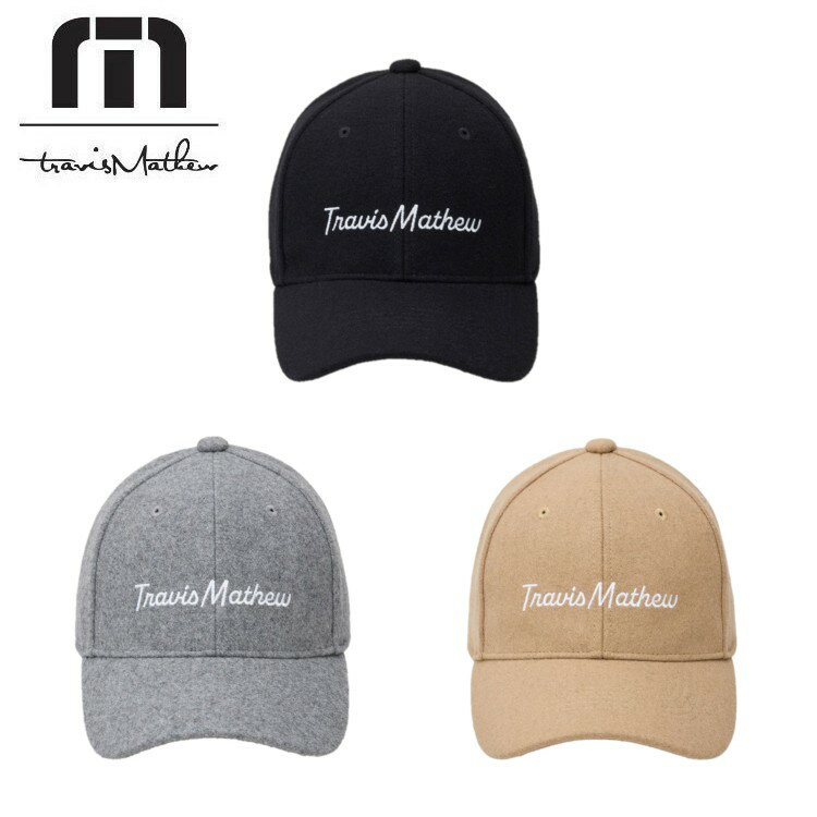 25秋冬 トラヴィスマシュー TravisMathew トラビスマシュー ゴルフ フランネル キャップ(MENS) 7AM918 帽子