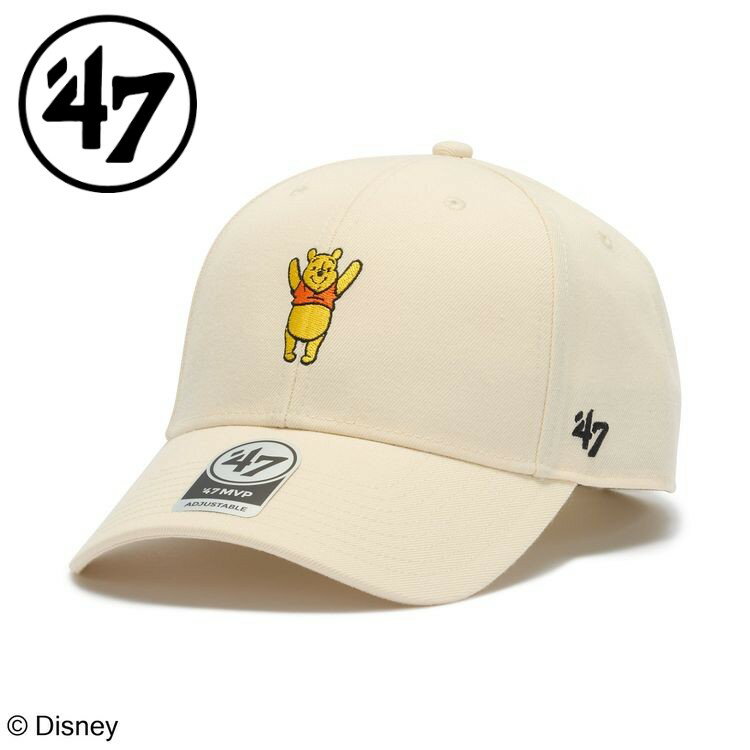 【全品ポイントUP中】 25秋冬 フォーティーセブン 47 メンズ レディース (ユニセックス) エムブイピー Disney ディズニー ウィニー・ザ・プー ナチュラル 14865124 帽子 キャップ クマのプーさん くまのプーさん 可愛い かわいい