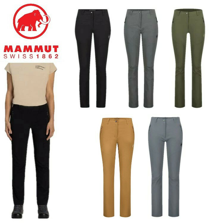 【全品ポイントUP中】 25秋冬 マムート MAMMUT レディース トレッカーズ 3.0 ソフトシェル パンツ AF 1021-00811 ロングパンツ アウトドア 登山 キャンプ