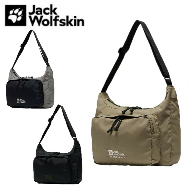 24春夏 Jack Wolfskin ジャックウルフスキン ユニセックス JP BOOMTOWN2.0 2011661 アウトドア タウンユース オーガナイザー ショルダーバッグ バッグ 鞄