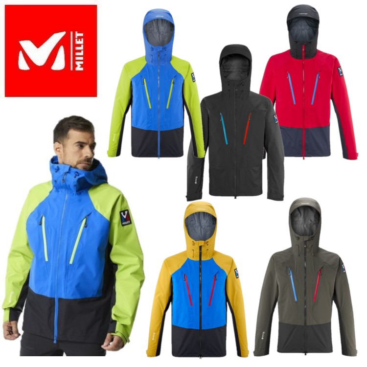 MILLET ߥ졼  ȥ V ǥ奢 GORE-TEX PRO 㥱å MIV7830  Ρܡ ߴл ɴ ɿ ƥå Хåȥ꡼