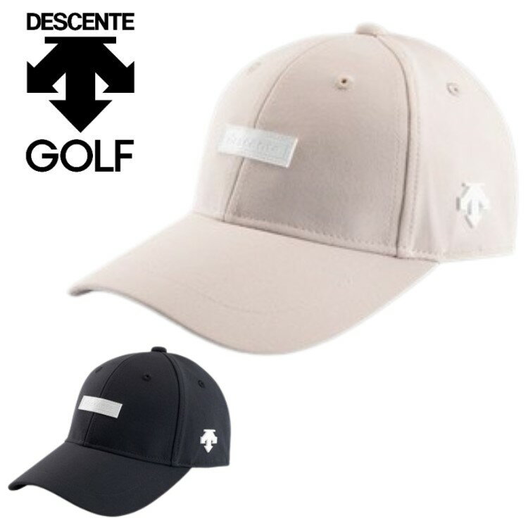 24春夏 DESCENTE GOLF デサントゴルフ レディース ストレッチキャップ DGCXJC02 耐久はっ水性 UVカット UPF50+ 帽子