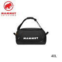 24春夏 MAMMUT マムート メンズ レディース (ユニセックス) Cargon 40L 2570-02081 ダッフルバッグ バックパック リュックサック ザック クライミング キャンプ