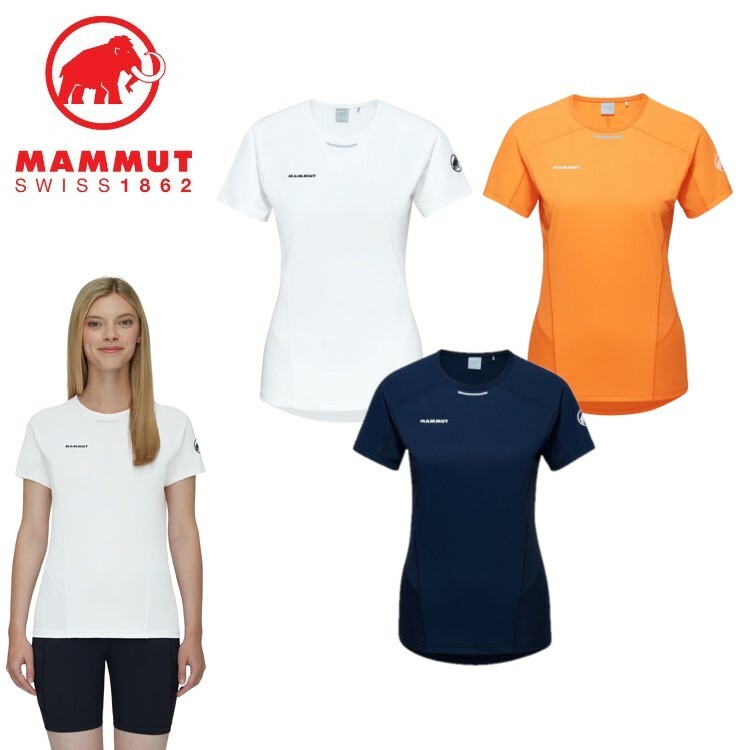 24春夏 MAMMUT マムート レディース Aenergy FL T-Shirt AF Women 1017-04990 半袖 Tシャツ 速乾 防臭 ..