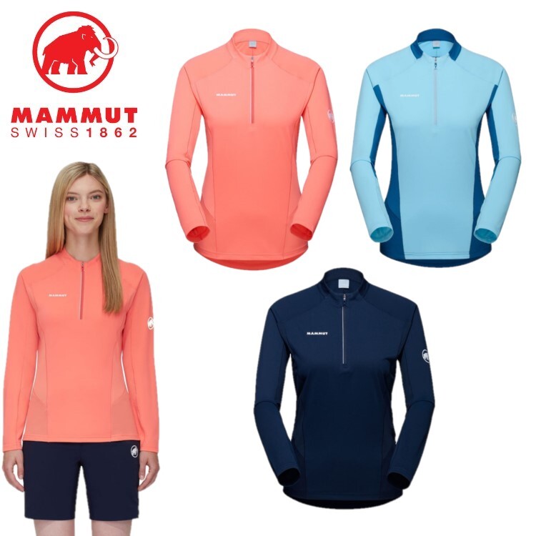【4/15限定★エントリーで2人に1人最大100%ポイントバック！】【エントリーで最大P23倍】23春夏 MAMMUT マムート レディース Aenergy FL Half Zip Longsleeve AF Women 1016-01320 長袖 ハーフジップ アウトドア 登山 キャンプ【お宝】のサムネイル
