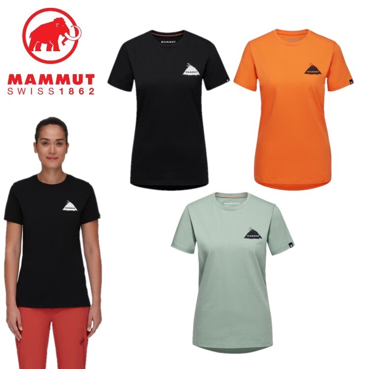 【マラソン期間中エントリーでP5倍】MAMMUT マムート レディース Massone T-Shirt Women Crag 1017-05240 半袖 Tシャツ アウトドア キャンプのサムネイル