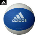 【adidas】アディダス AVSBW ソフトバレーボール 青×白[ソフトバレーボール/バレーボール/ボール/部活/クラブ/チーム/学校/レク/レクリエーション...