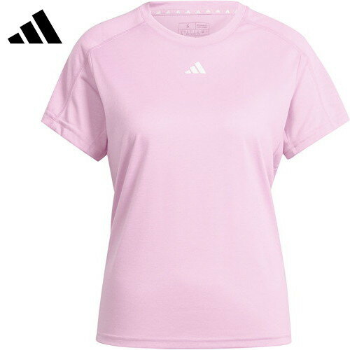 【adidas】アディダス NEN26-IS3957 AEROREADY トレイン エッセンシャルズ ミニマル ロゴ クルーネック半袖Tシャツ[ブリスピンク][Tシャツ/半袖/ショートスリーブ/ランニング/ジョギング/トレーニング]【RCP】 1