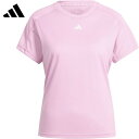 【adidas】アディダス NEN26-IS3957 AEROREADY トレイン エッセンシャルズ ミニマル ロゴ クルーネック半袖Tシャツ[ブリスピンク][Tシャツ/半袖/ショートスリーブ/ランニング/ジョギング/トレーニング]【RCP】