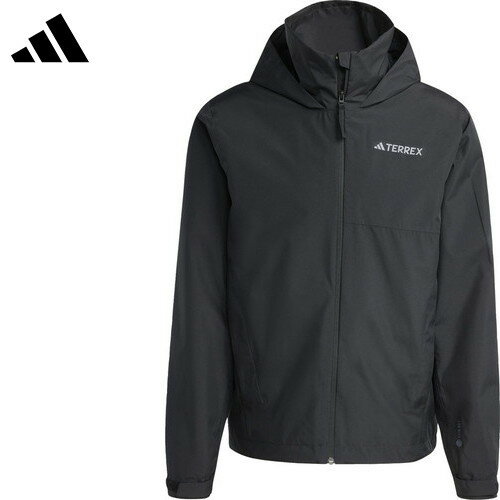 ■送料無料■【adidas】アディダス RB364-HN5455 テレックス マルチ RAIN. RDY 2層構造レインジャケット[ブラック][レインジャケット/カジュアル/アウター/トップス/フード]【RCP】