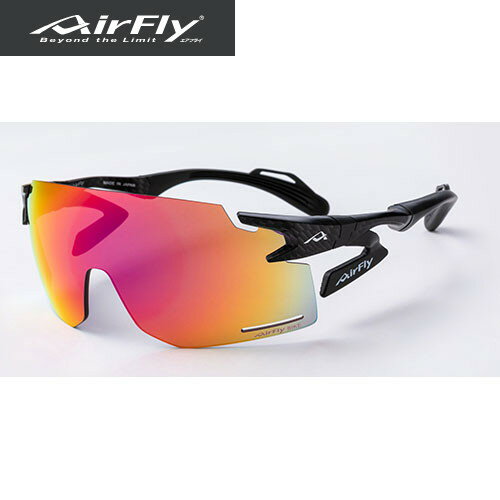 ■送料無料■【ZYGOSPEC】ジゴスペック AF-301 C-3BK AirFly エアフライ(BK非調光）[フレーム：ブラックマット / レンズ：ゴールドミラー] [サングラス/自転車/エアーフライ/日本製] 【RCP】