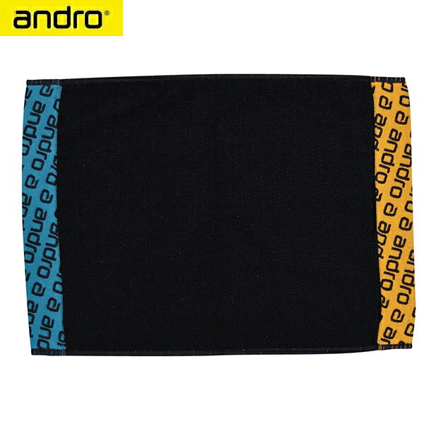 Other - ★在庫あり即納★【andro】アンドロ 630023009 アンドロ ミニタオル デオ [ブラック×MBL][サイズ 28x40cm]抗菌防臭性能を備えた銅合金糸が編み込まれている今治製の高機能タオル。ハンドタオル【卓球用品】卓球用タオル/バンド類【RCP】