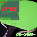 即納 あす楽 卓球ラバーメール便 andro アンドロ 110021080 ラザンター R48 グリーンラバー RASANTER R48 GREEN 卓球用品 卓球 ラバー 裏ソフトラバー テンション系 回転系 スピード系 RCP 