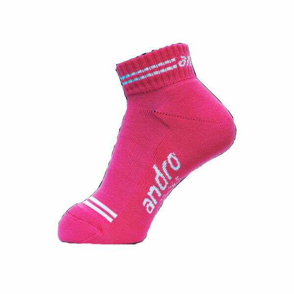★即納/あす楽★★特価/在庫処分50％OFF/半額セール★【andro】アンドロ 362007 ターナカラーソックス [ピンク]【卓球用品】ソックス/靴下/卓球/ユニホーム/ユニフォーム/卓球ユニフォーム【RCP】
