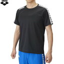 【ARENA】アリーナ ASS4HTU010-BLK チームウェア Tシャツ[水泳/スイミング/スイム/プール/ユニセックス/メンズ/半袖Tシャツ/半袖シャツ/...