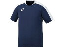 【asics】アシックス XS1146-50 ゲームシャツ ハーフスリーブ [ネイビー] [サッカー練習着/Tシャツ/半袖/部活動/卓球/テニス/陸上] 【RCP】[hz]