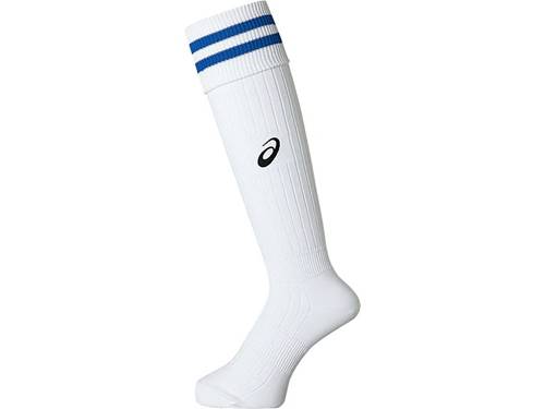 【asics】アシックス XSS099-0145 ジュニア ストッキング [W/ブルー(ホワイト/ブルー)] [ライン入り靴下/ストッキング/シューズ/部活動] 【RCP】[hz]