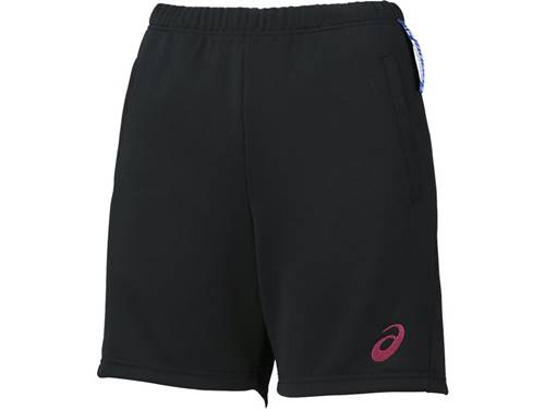 【asics】アシックス XW7226-9017 W'Sクォーターパンツ[BK/ベリー(ブラック/ベリー)][半ズボン/ハーフパンツ/バレー/練習着/プラクティスシパンツ/トレーニングパンツ] 【RCP】[hz]