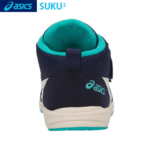 ■送料無料■【asics】アシックス TUB127-400 すくすく GD.RUNNERBABY MS-MID(GD ランナーベビー MS-MID)[ピーコート×ホワイト(PEACOAT/W)13.0〜16.0cm]足首の安定性にすぐれたミドルカット[スニーカー/ベビー/シューズ/スクスク]【RCP】