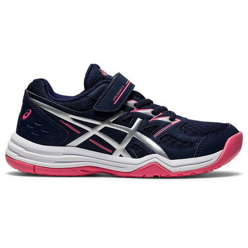 ■送料無料■【asics】アシックス 1074A029-409 UPCOURT 4 PS[ピーコート/ピュアシルバー][ワイズ:STANDARD KIDS][テニス/テニスシューズ/シューズ/靴/くつ/オールコート/屋内/インドア/屋内コートシューズ/試合/部活/クラブ]【RCP】