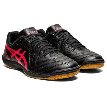 ■送料無料■【asics】アシックス 1113A011-001 CALCETTO WD 8[ブラック/ディーバピンク][ワイズ:WIDE UNISEX][サッカー/フットサル/フットボール/シューズ/靴/くつ/スパイク/ファーストフットサルシューズ/取替式/部活]【RCP】