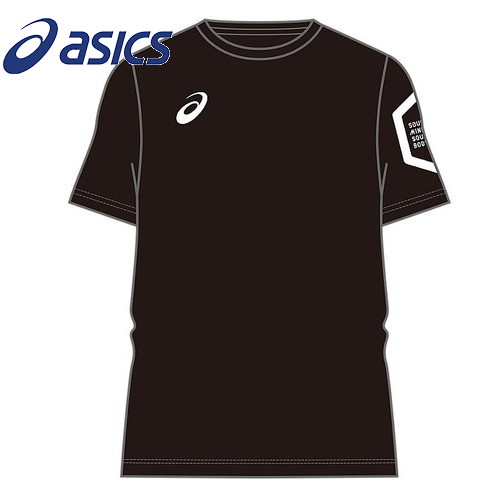 ★即納/あす楽★【asics】アシックス 2031C269-001 HEXショートスリーブトップ[パフォーマンスブラック][Tシャツ/半袖/トレーニング/部活/クラブ/メンズ/男女兼用]【RCP】